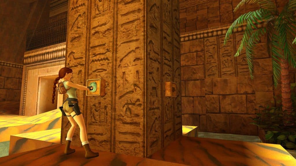 A screenshot from Tomb Raider I-III Remastered Starring Lara Croft.