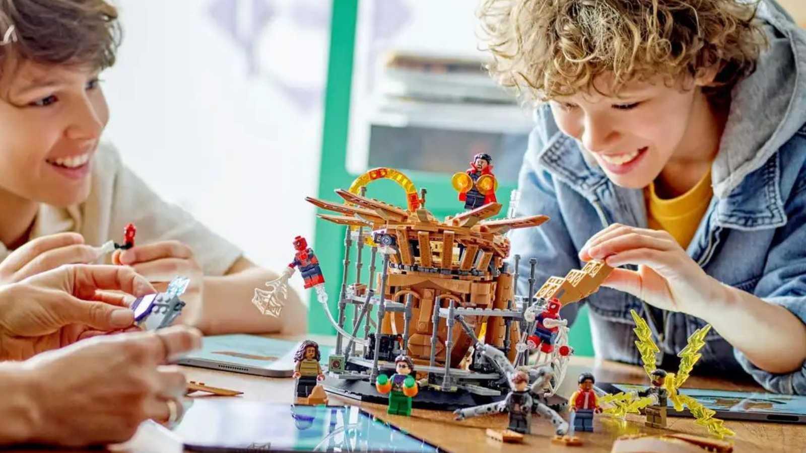 The LEGO Marvel Spider-Man Final Battle is one of the best LEGO Marvel sets for kids