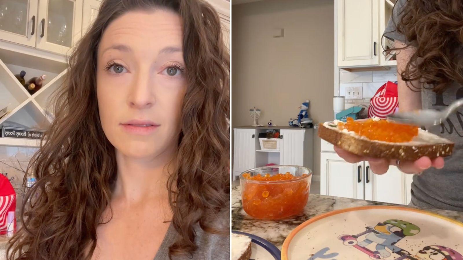 Mom reveals her children have an expensive "caviar addiction"