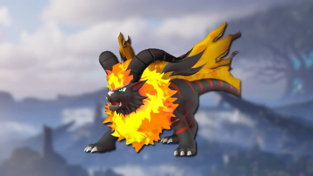 The Blazehowl Pal from Palworld.
