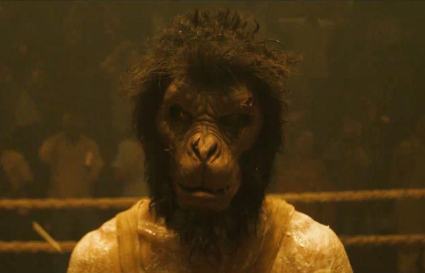 A still from the Monkey Man trailer, starring Dev Patel
