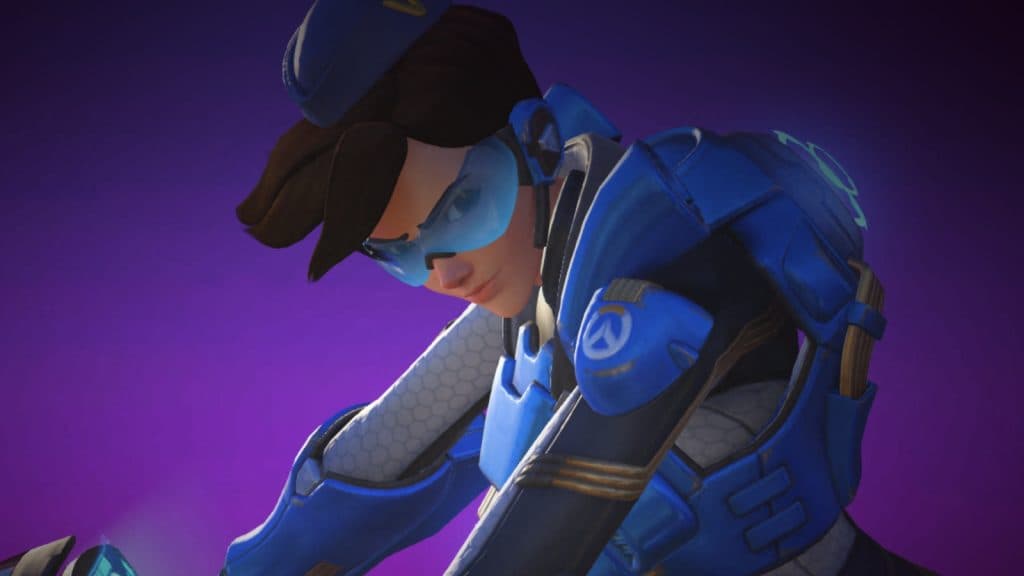 A screenshot featuring Tracer in Overwatch 2.