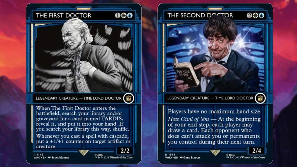MTG Doctor Who first and second