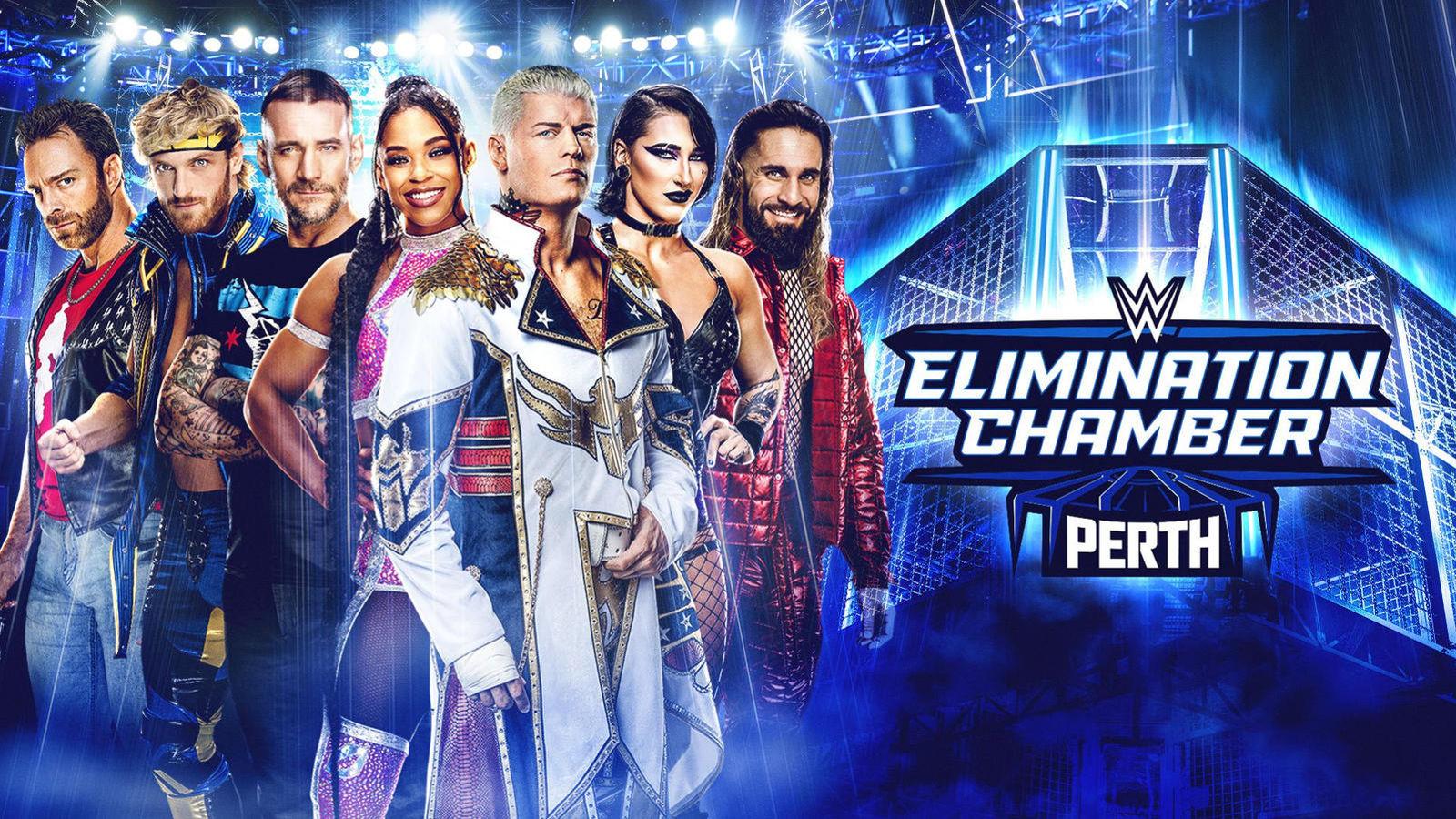 WWE Elimination Chamber poster.