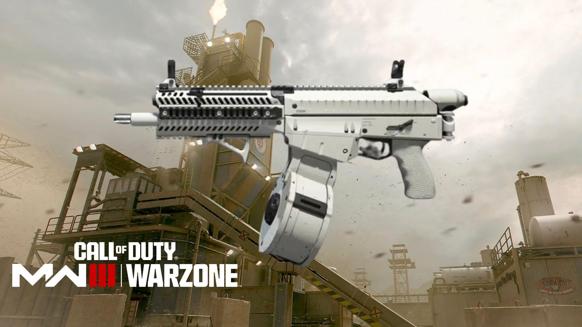 White shotgun on Rust map in Modern Warfare 3