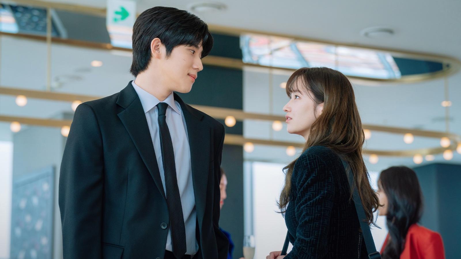 Moon Sang-min and Jeon Jong-seo in Wedding Impossible K-drama.