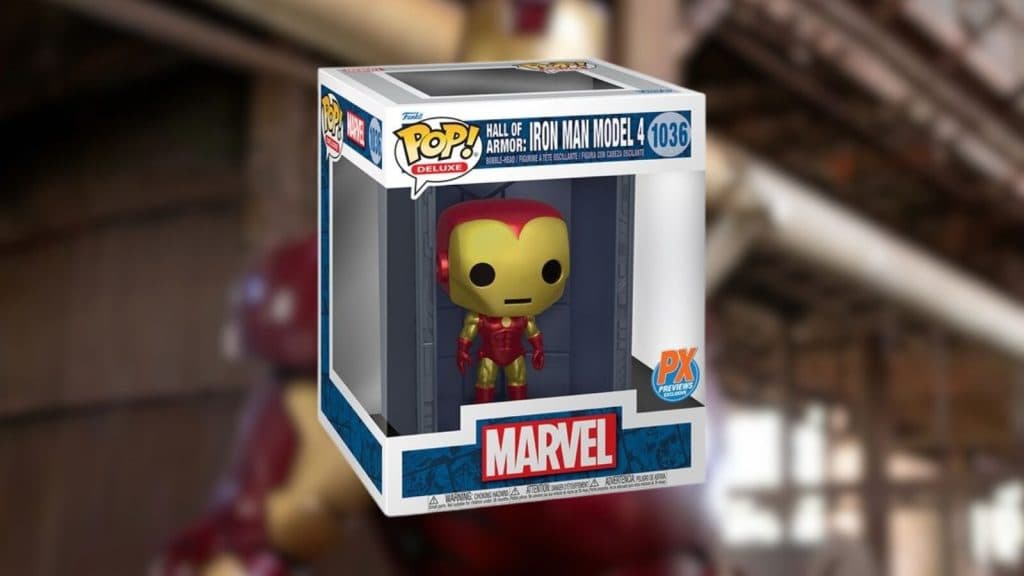 Marvel Hall of Armor Iron Man Model 4 Deluxe Funko Pop! 