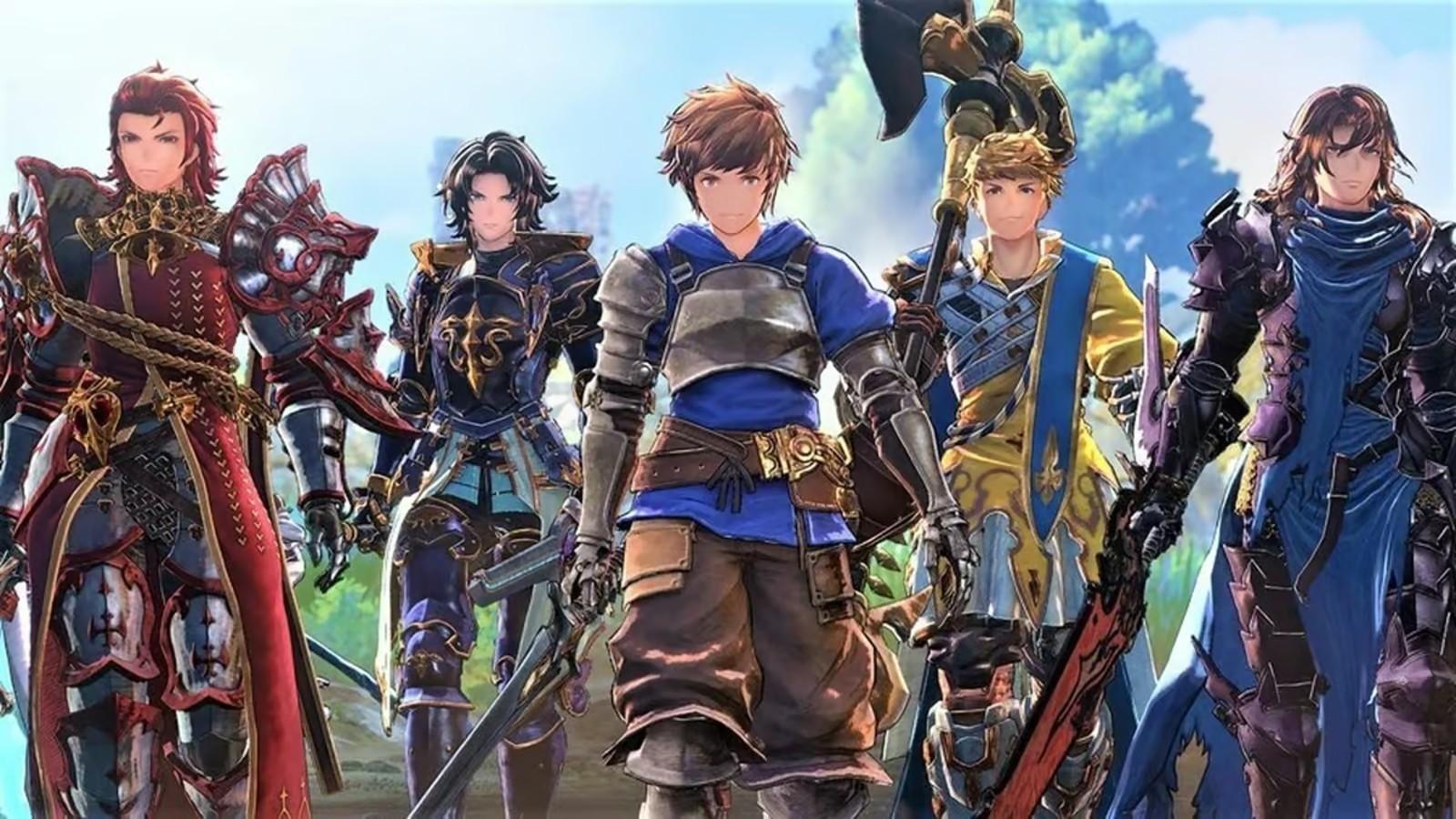 An image of Granblue Fantasy: Relink characters.