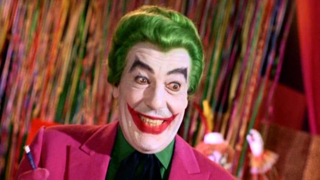 Cesar Romero as the Joker in the Batman TV Series
