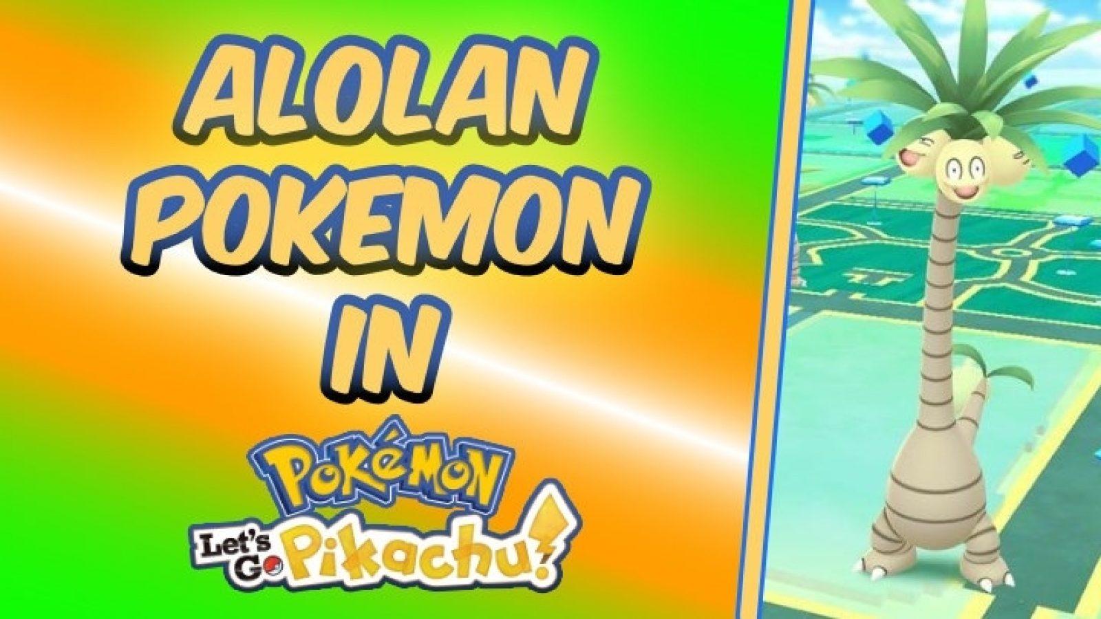 Pokemon Let's Go Alolan  How To Find Alolan Form Pokemon