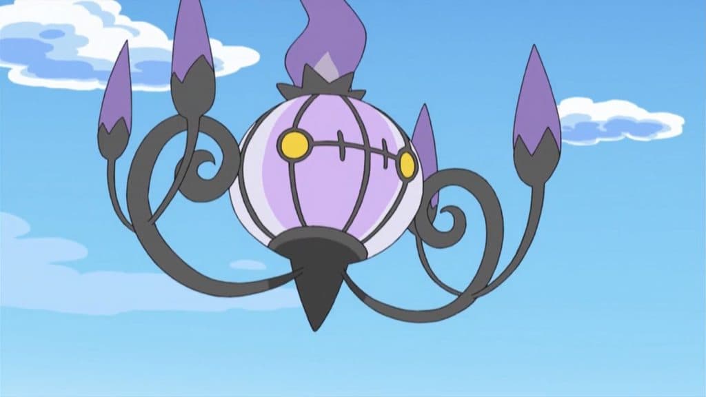 Pokemon anime chandelure