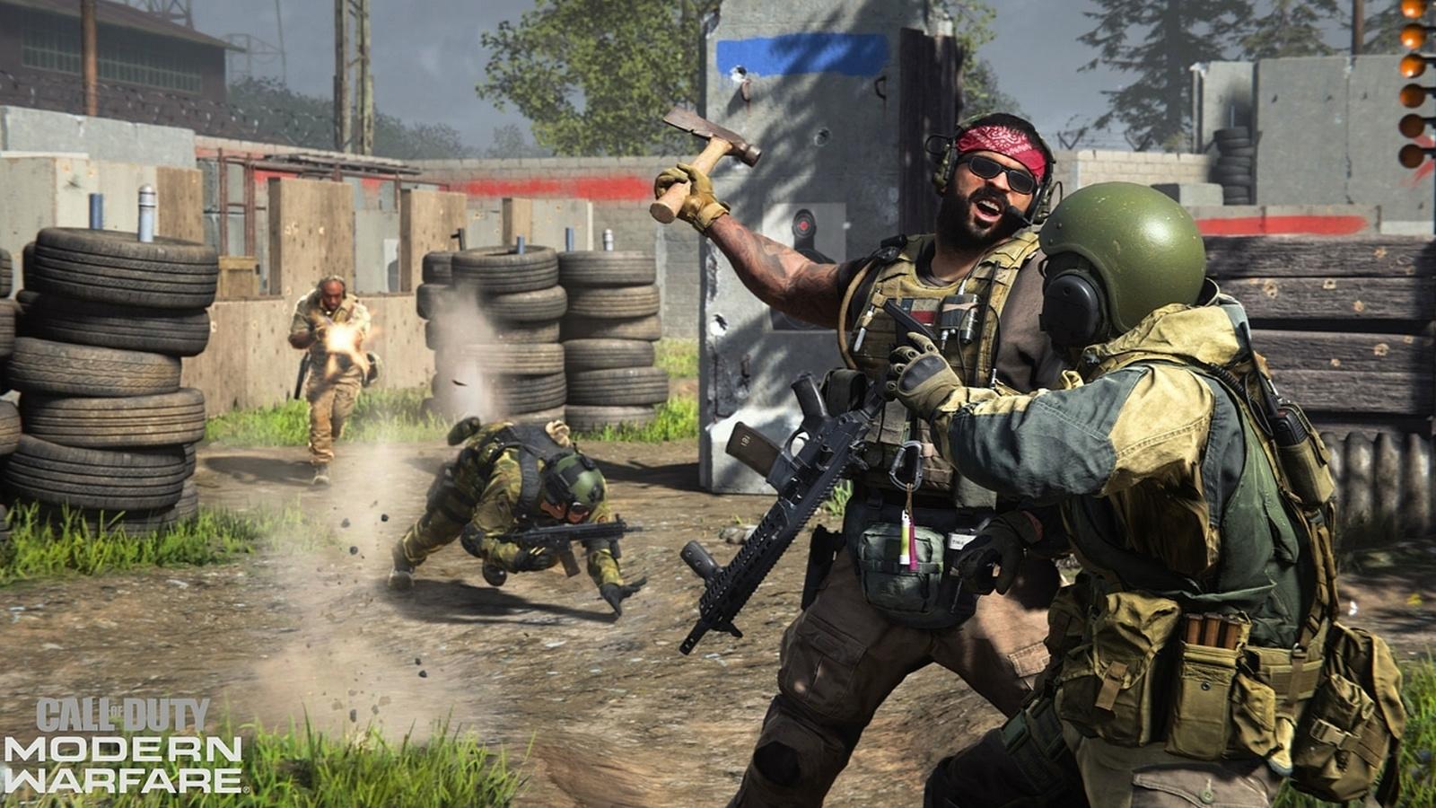 Call of Duty characters fighting within Modern Warfare