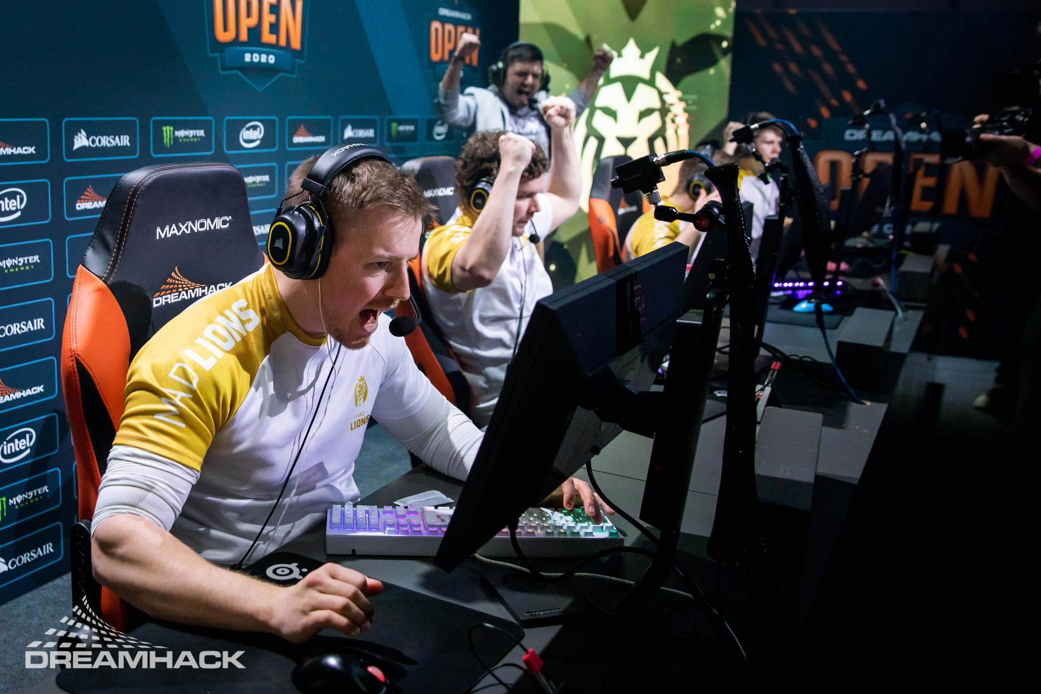 MAD Lions playing at Dreamhack Open Leizpig 2020
