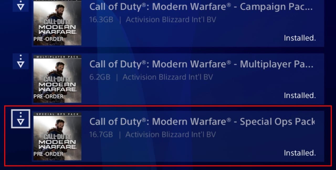 Call of Duty Modern Warfare Spec Ops update