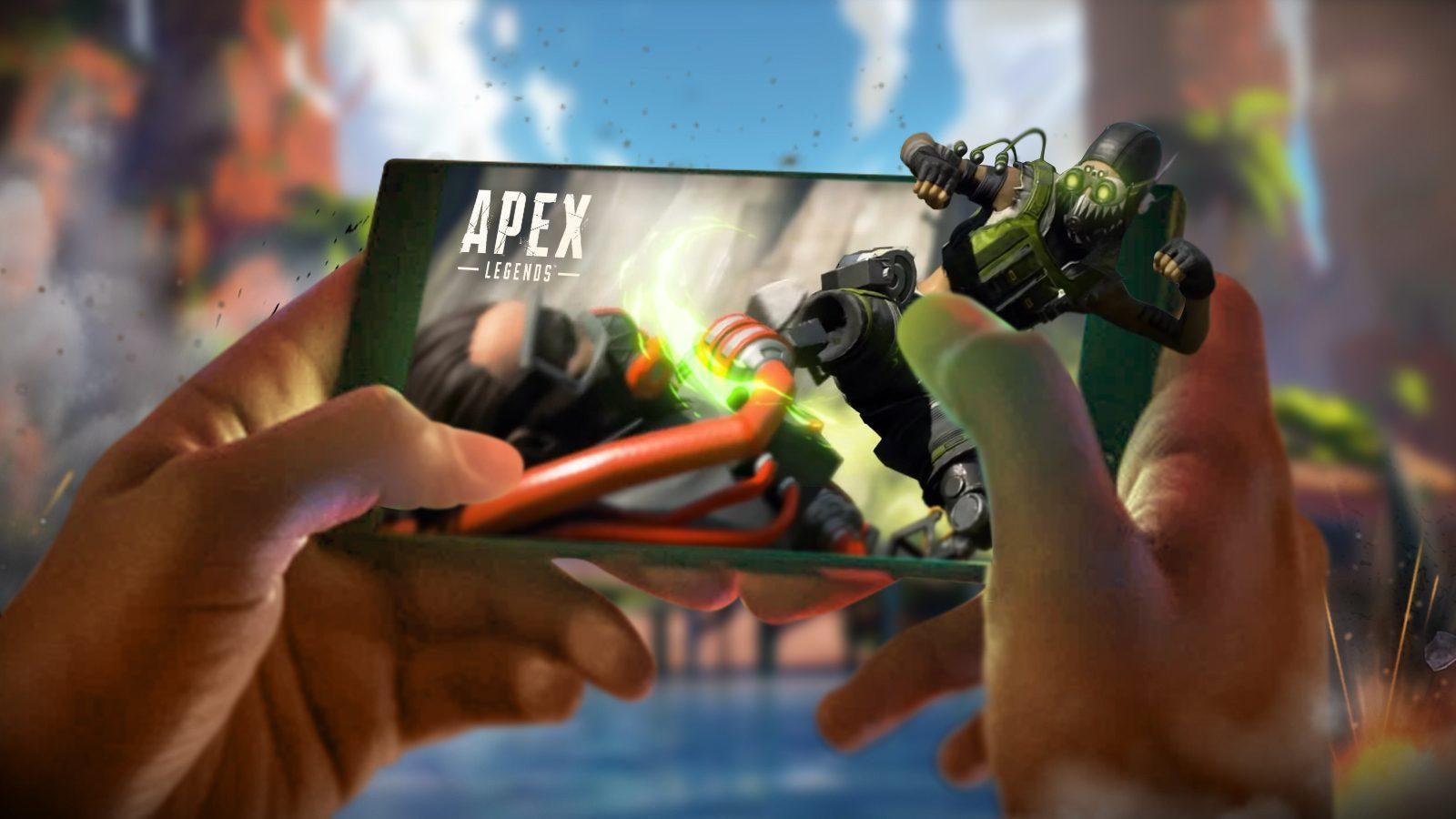 Playing Apex Legends on an iPhone