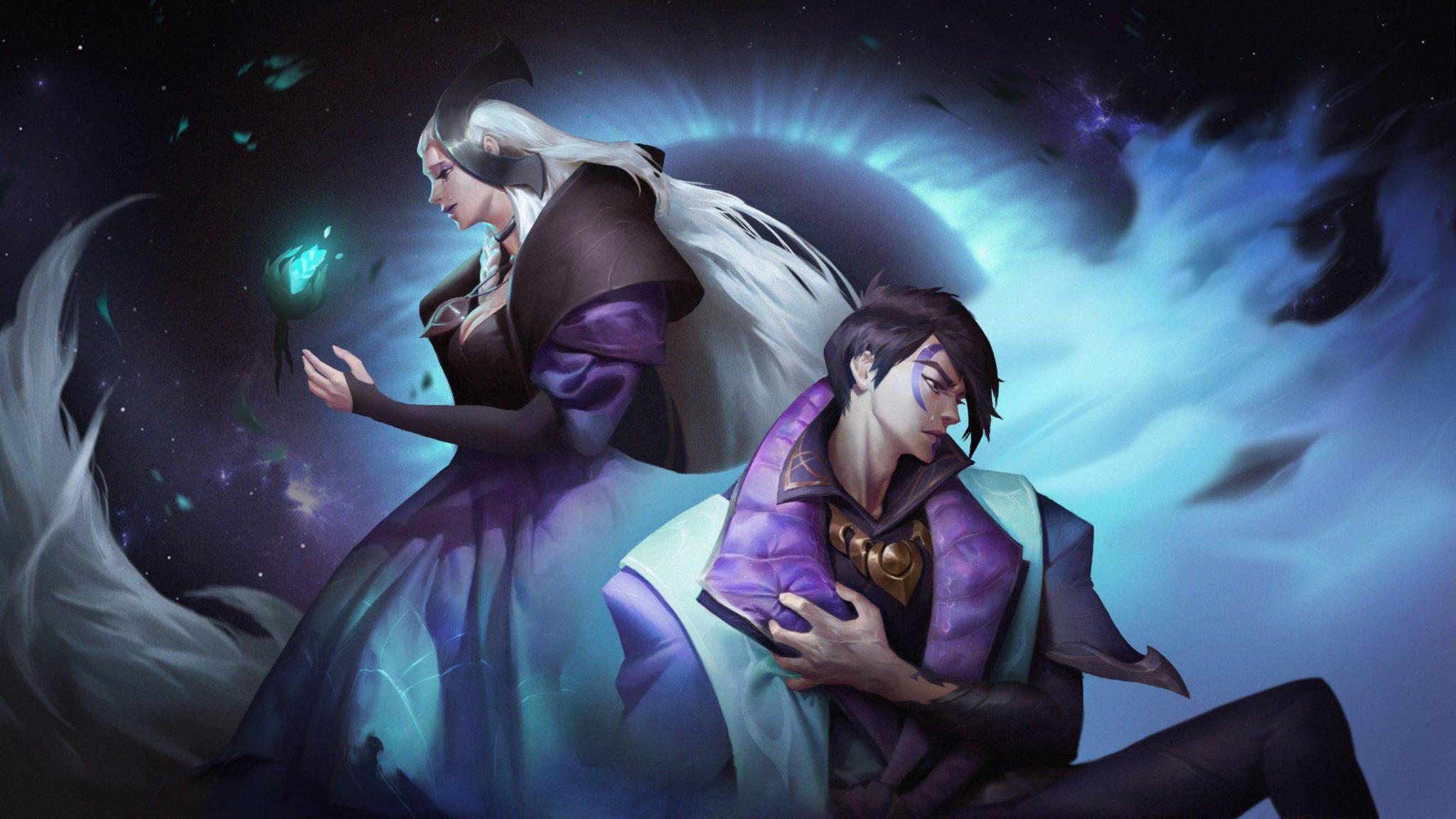 Aphelios and Alune in League of Legends