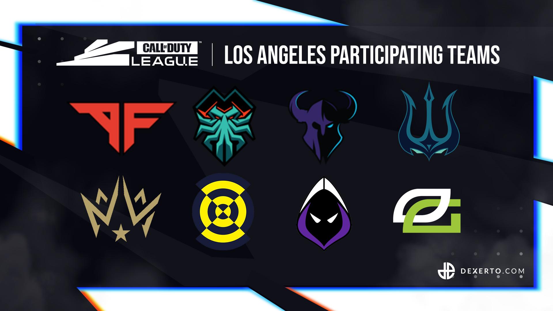 CDL LA's participating teams.