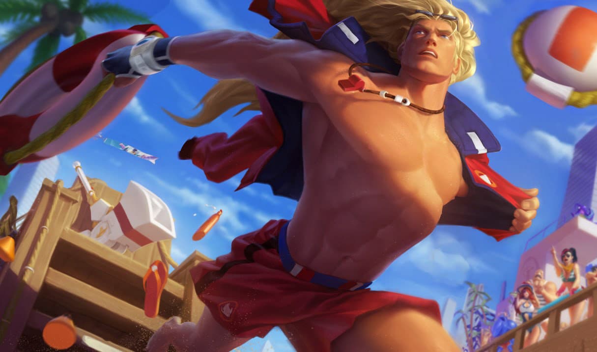 Pool Party Taric skin for League of Legends