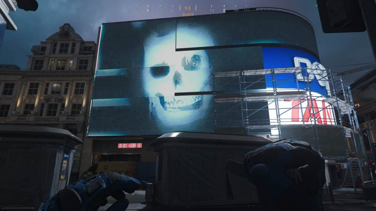 Ghost's teasers in Modern Warfare.