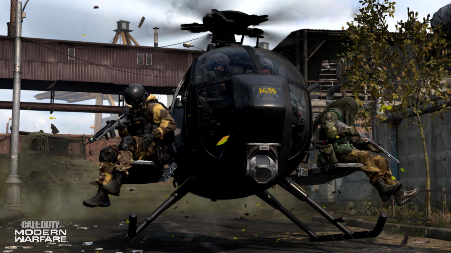 Helicopter in Modern Warfare.