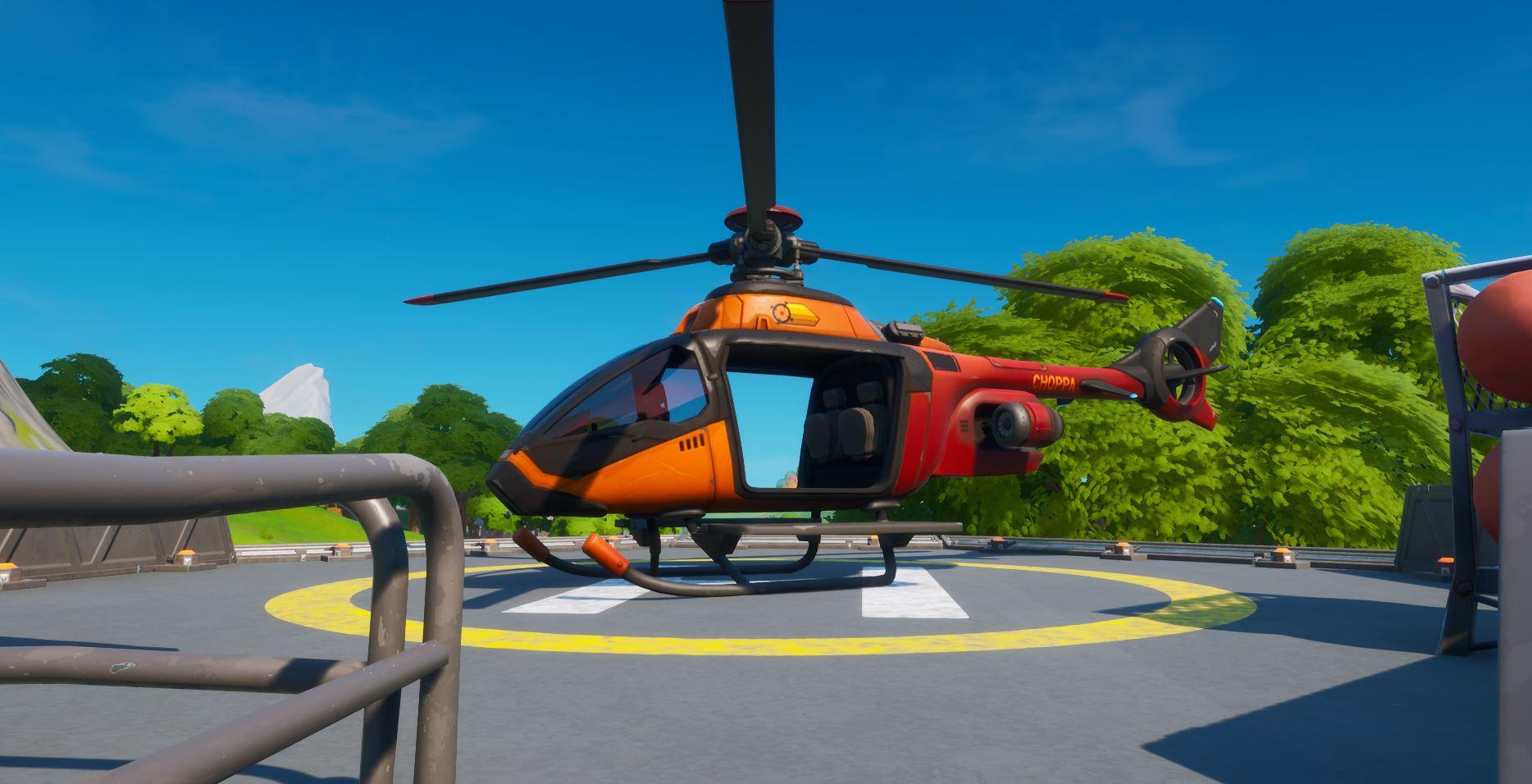 Choppa or helicopter in Fortnite