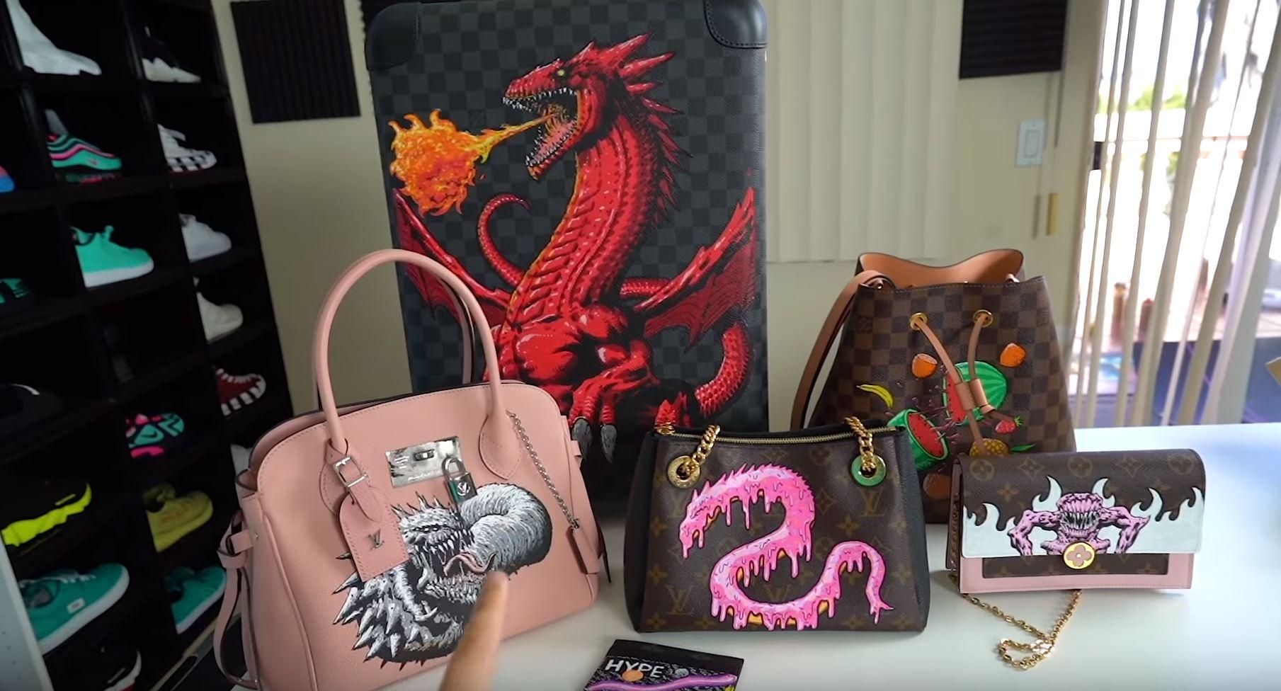 Addison Rae stunned after receiving custom Louis Vuitton bag from ZHC -  Dexerto