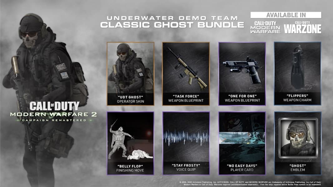 Ghost Team bundle in MW2 Remastered.