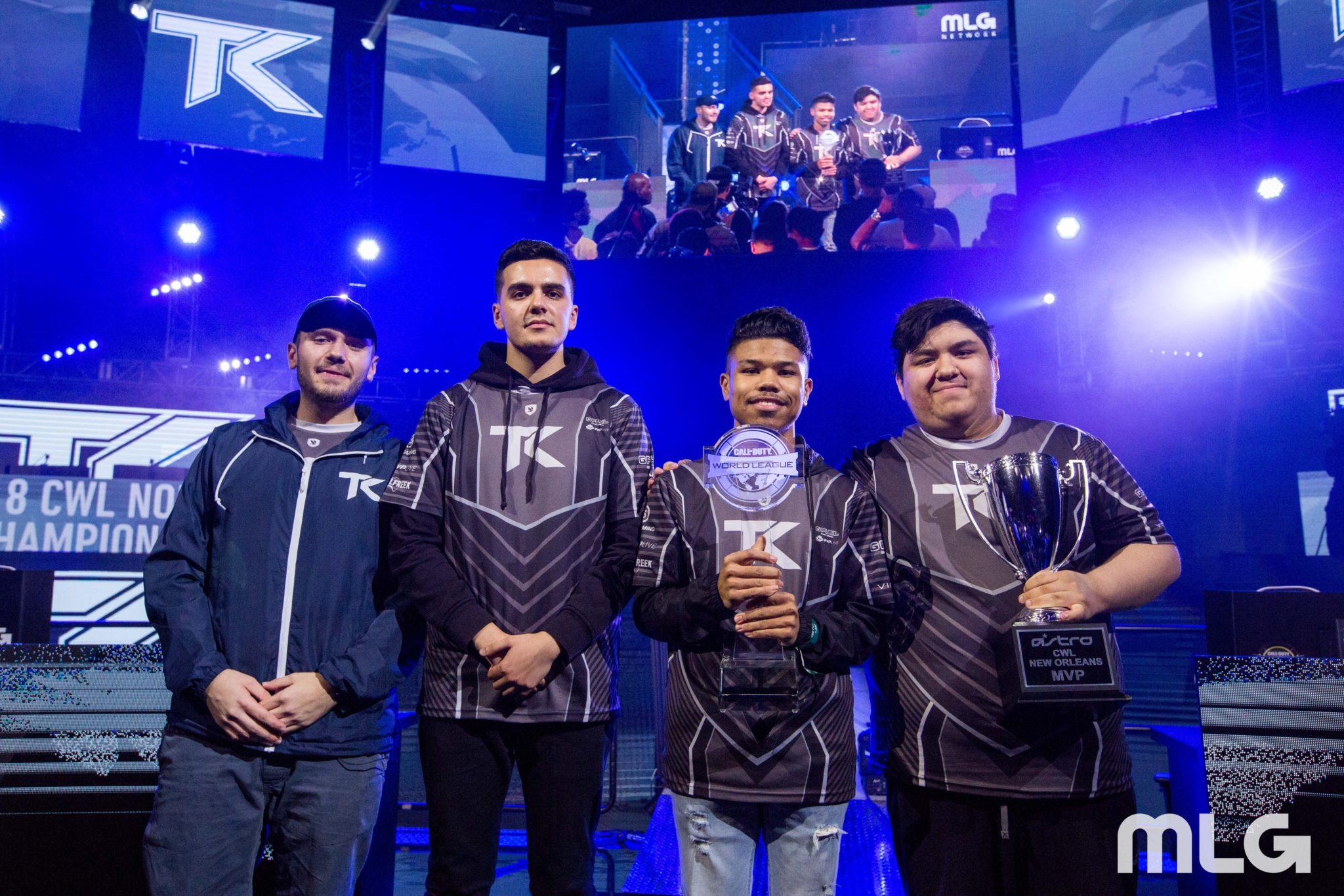 OpTic Gaming Los Angeles' Chino and former tK members.