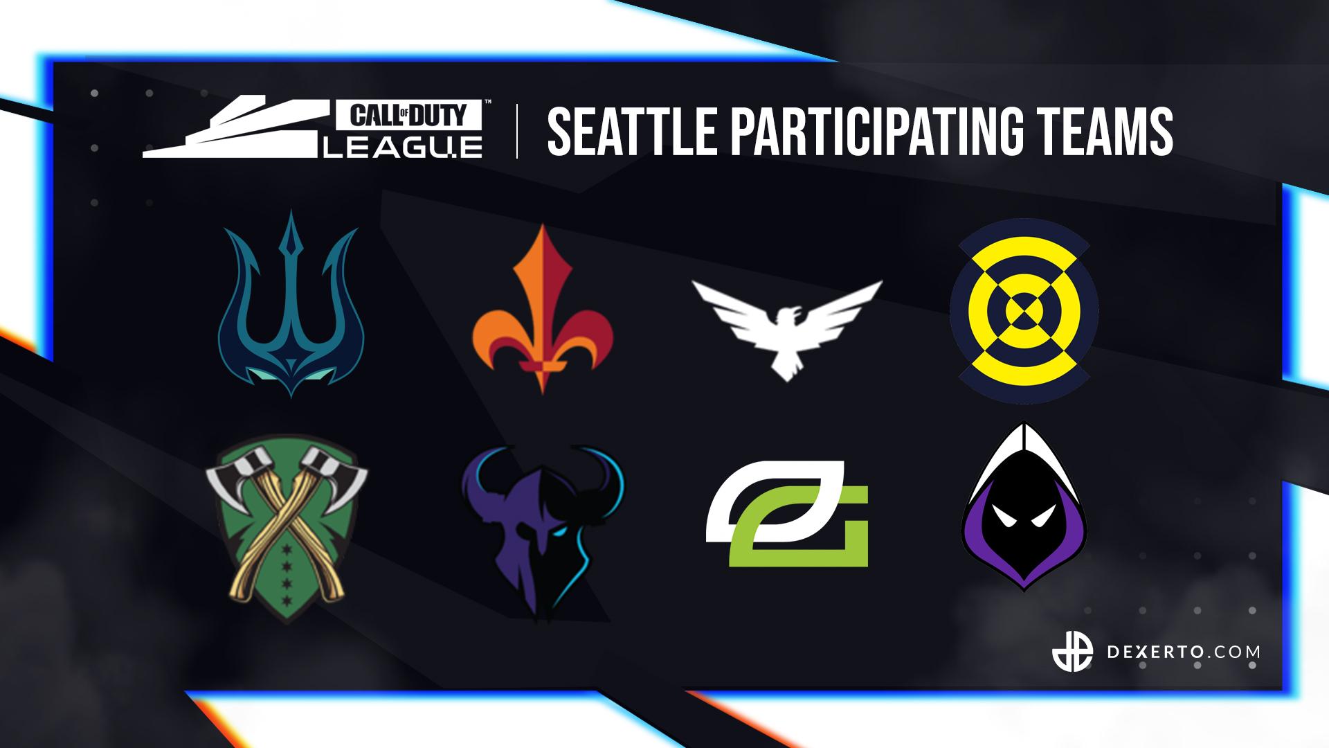 CDL Seattle participating teams.