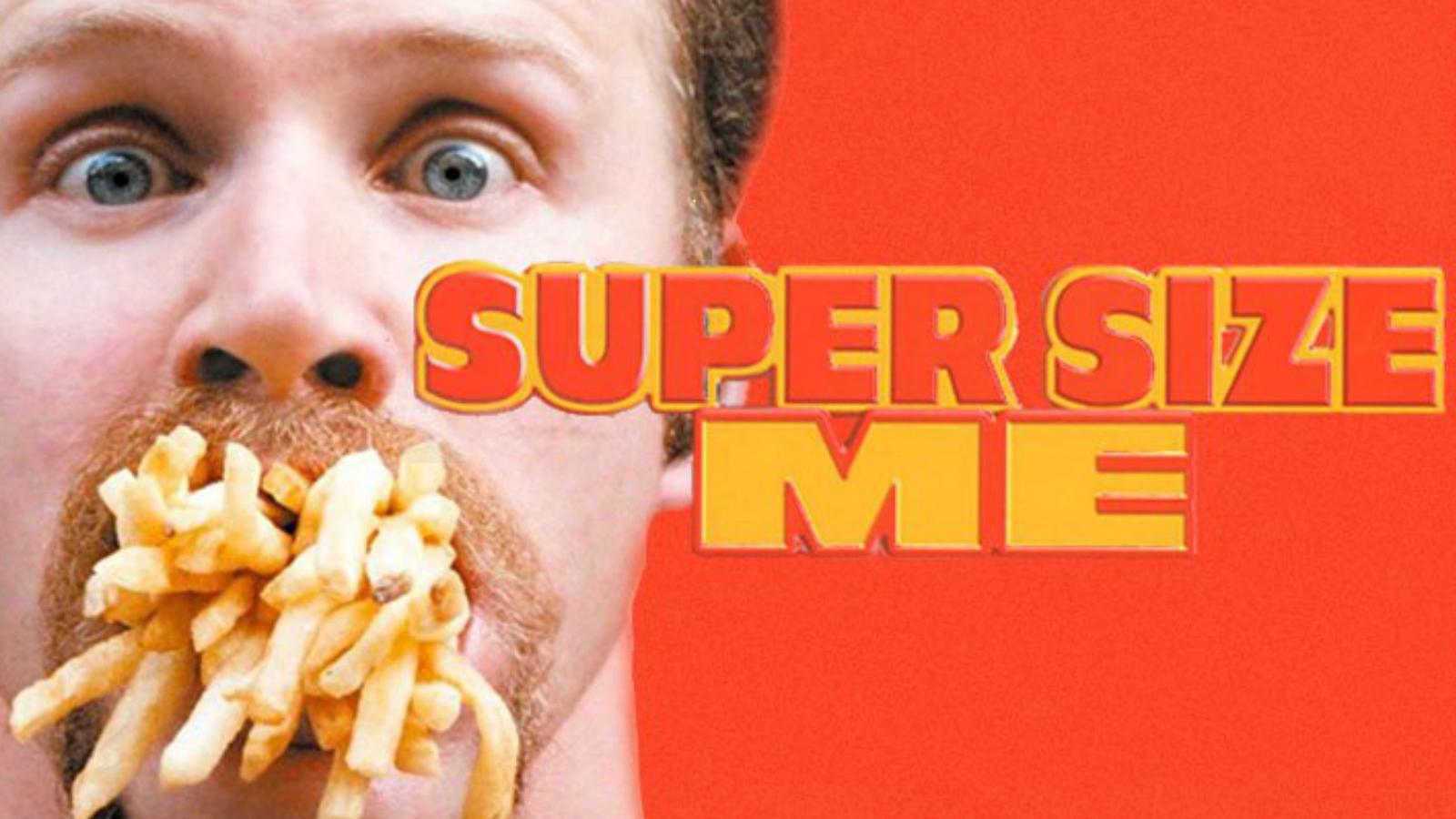 Movie poster for Super Size Me