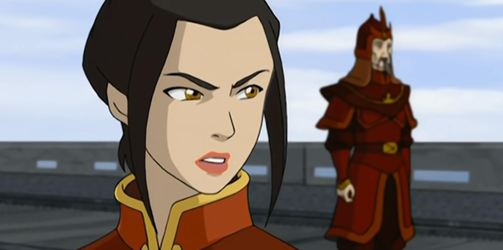 Azula looking angry in Avatar