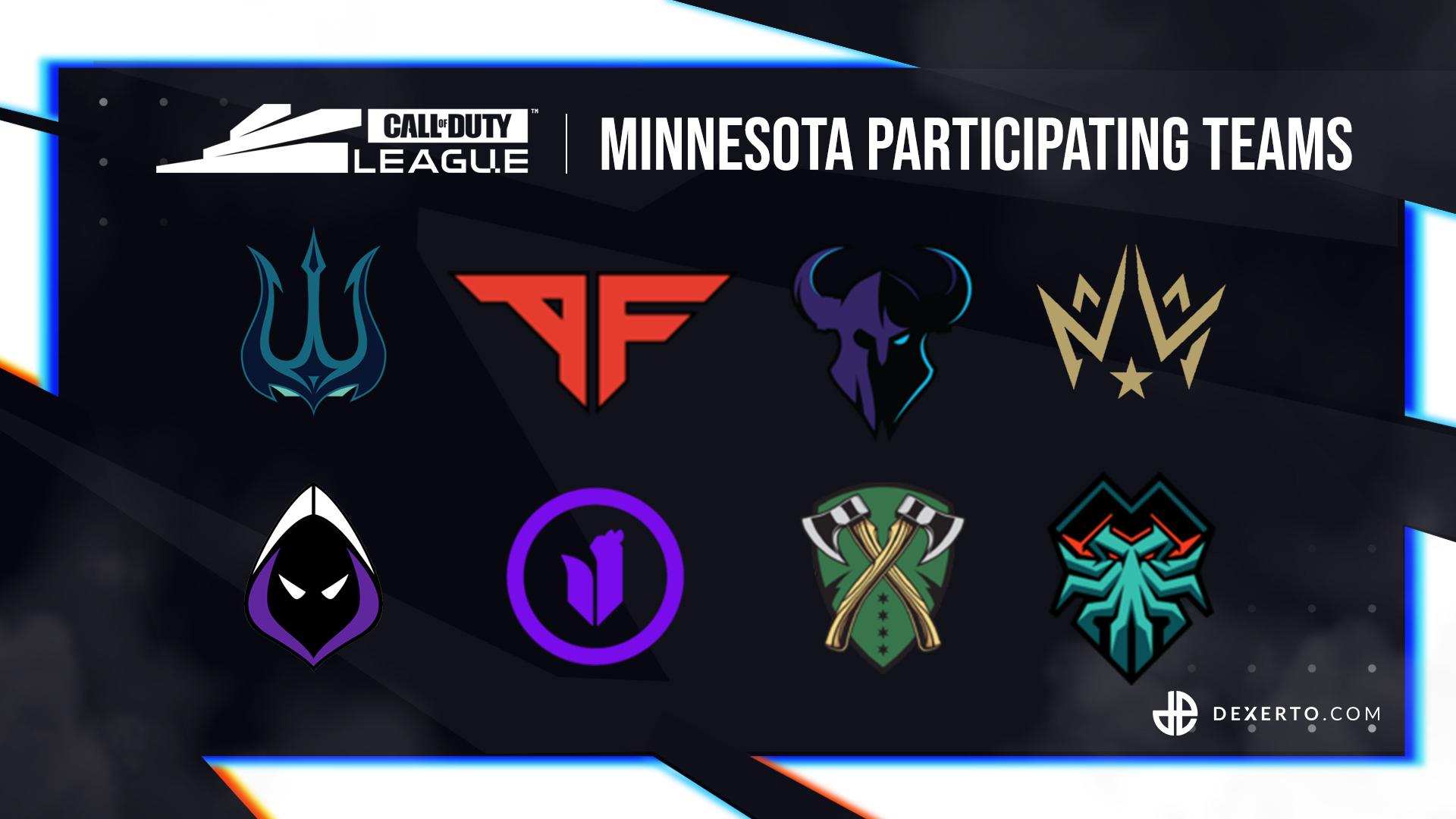 CDL Minnesota participating teams.