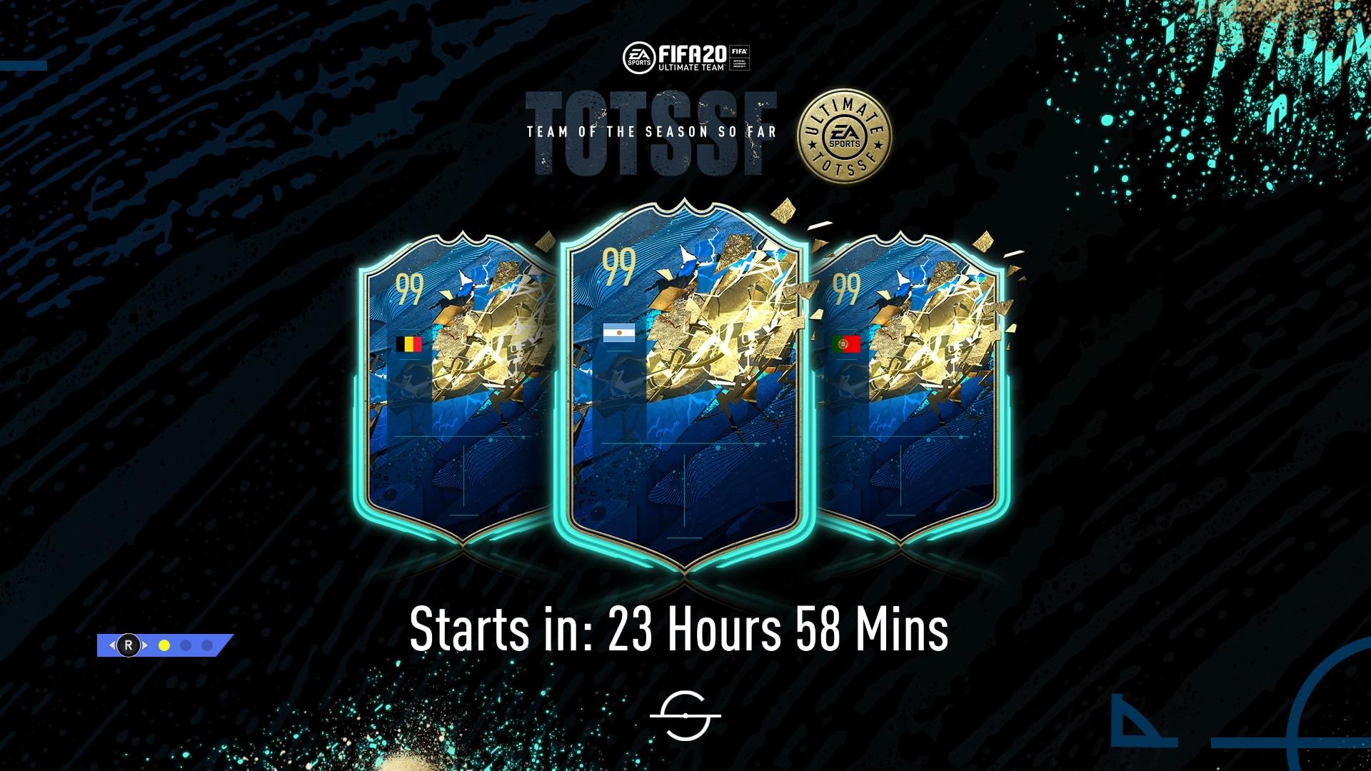 The FIFA 20 Ultimate Team loading screen is now teasing the final Team of the Season (TOTS) So Far squad. 