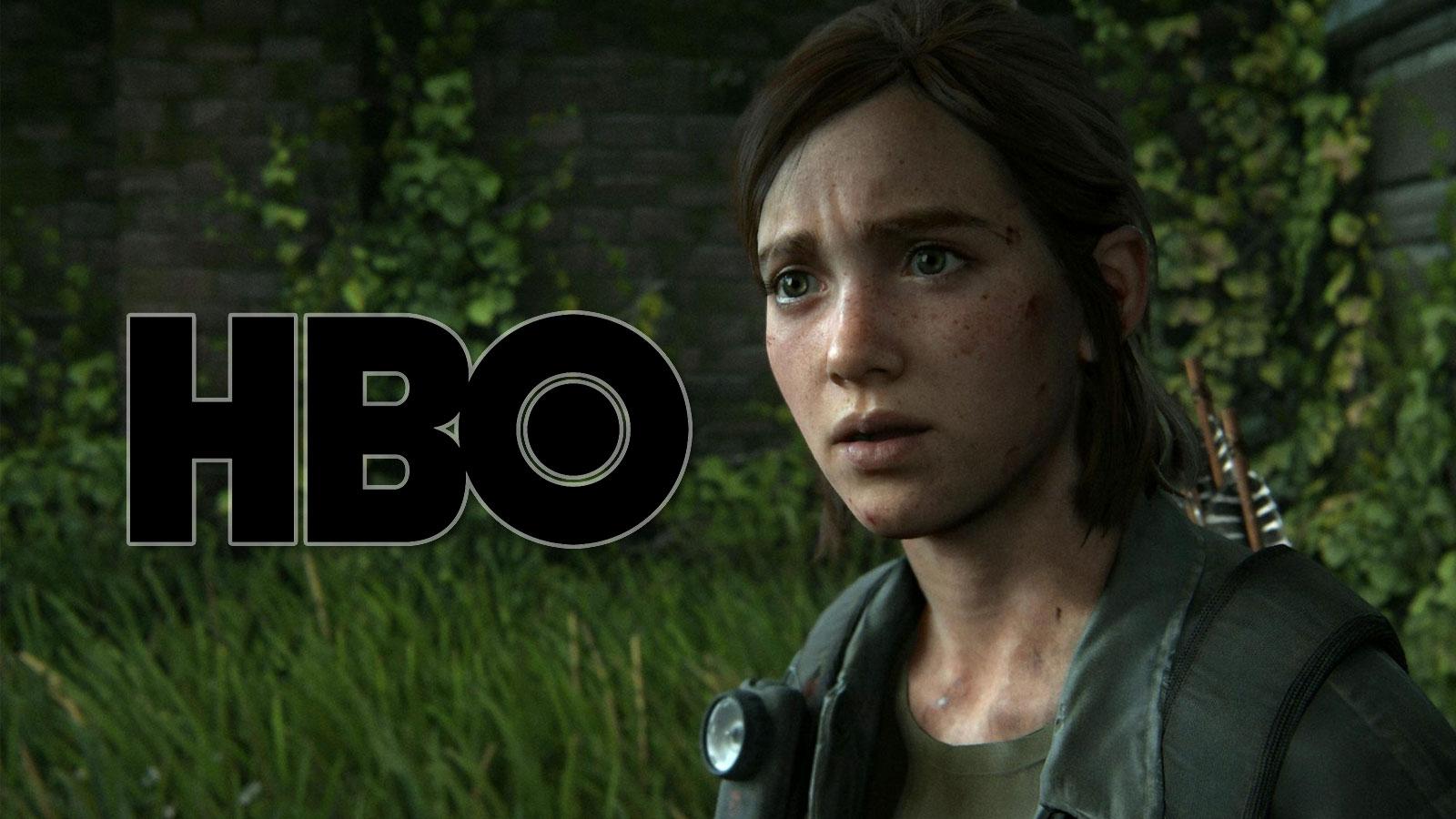 Ellie gasps at the HBO logo