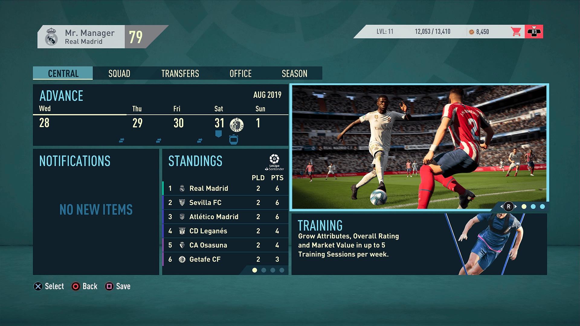 FIFA 20 Career Mode Screenshot
