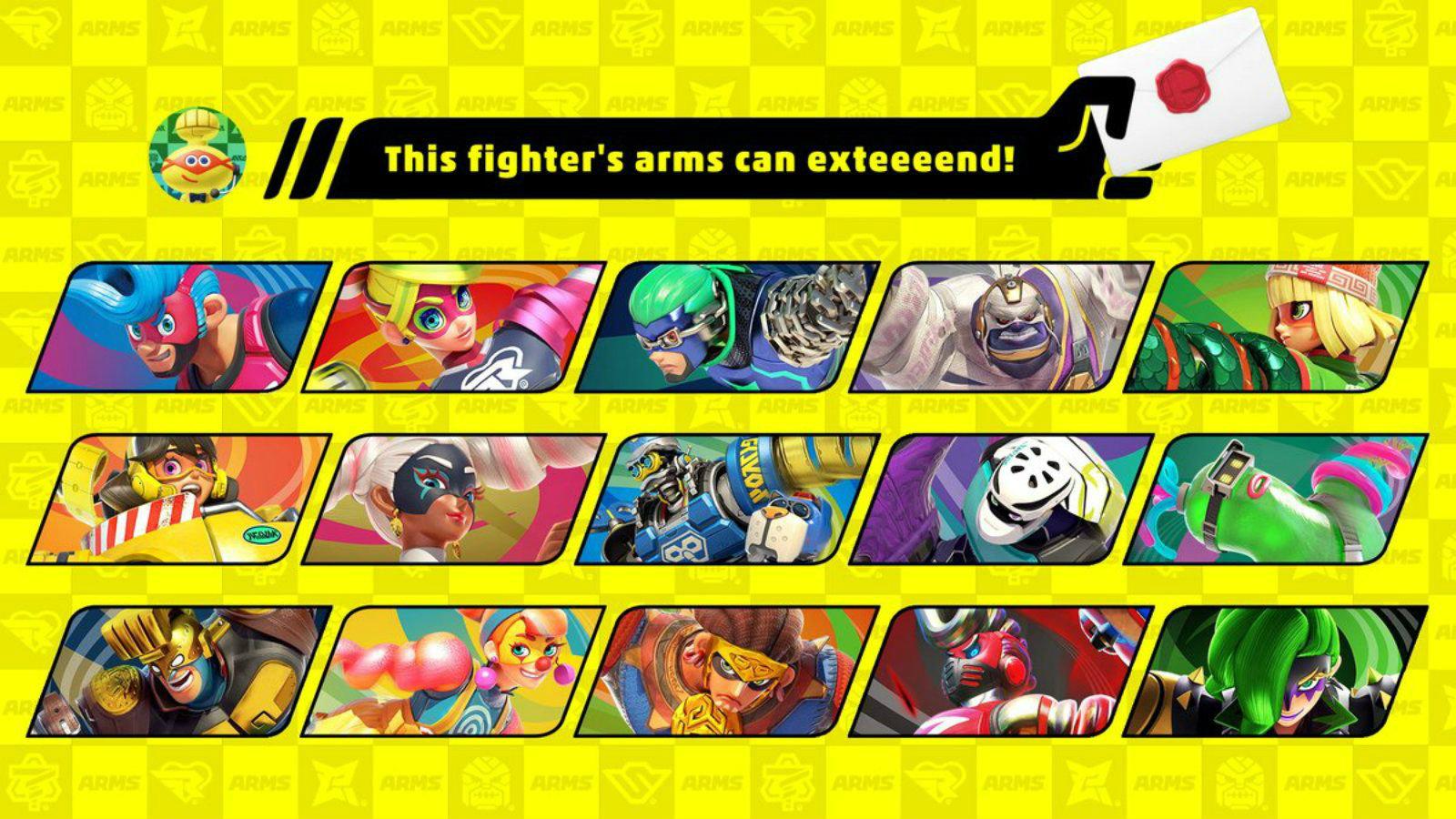 A new ARMS fighter coming to Smash with the whole roster