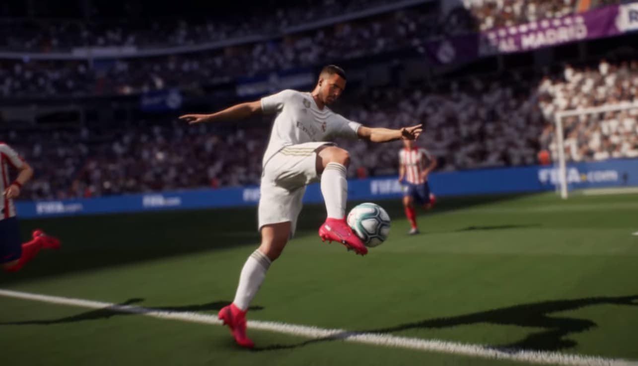 Eden Hazard shoots for goals in the FIFA 21 official reveal trailer.