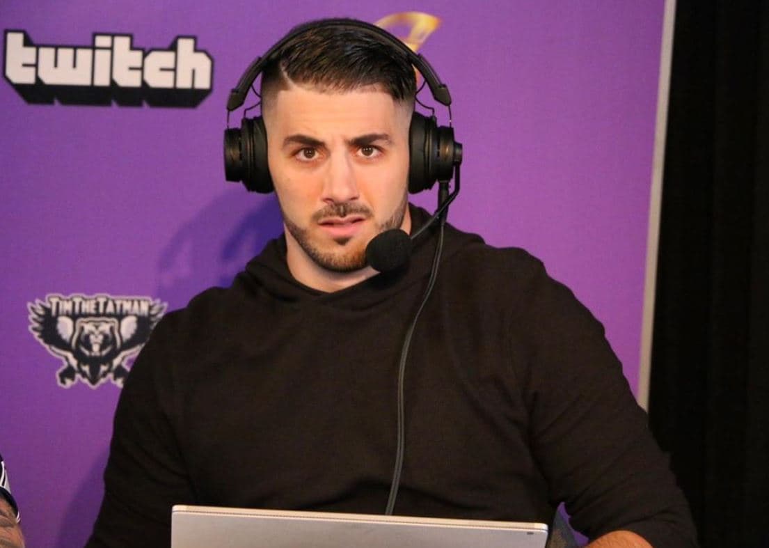 Nickmercs during Twitch event