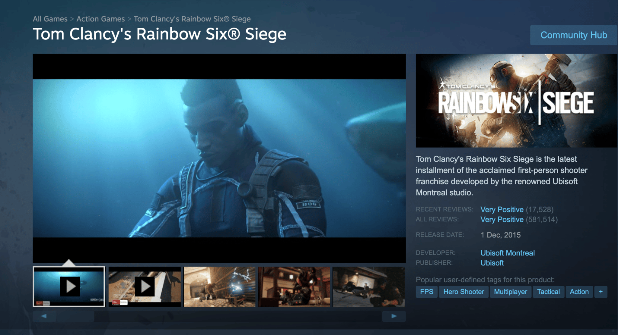 Rainbow Six Siege on Steam screenshot