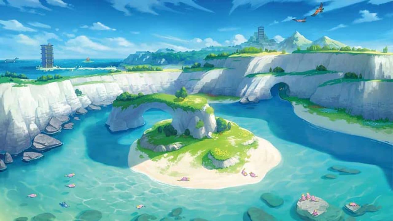 Pokemon Isle of Armor island