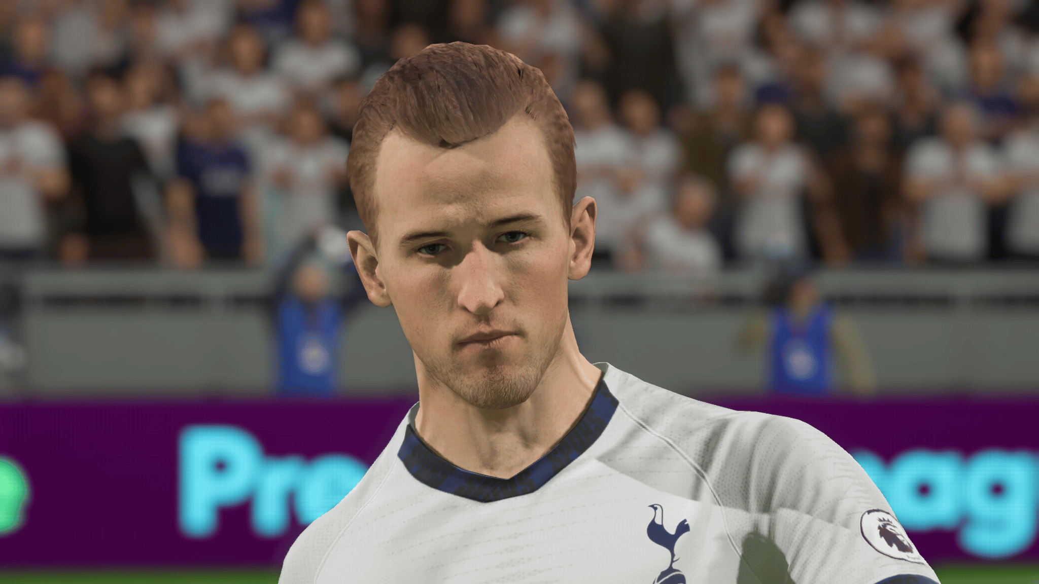 Tottenham striker Harry Kane in FIFA 20.