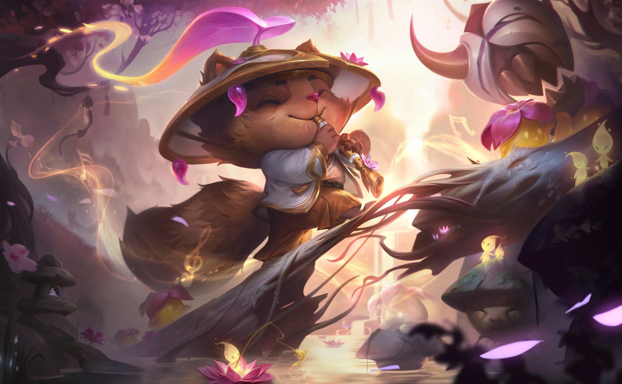 Teemo gets the Spirit Blossom Prestige skin for this event.