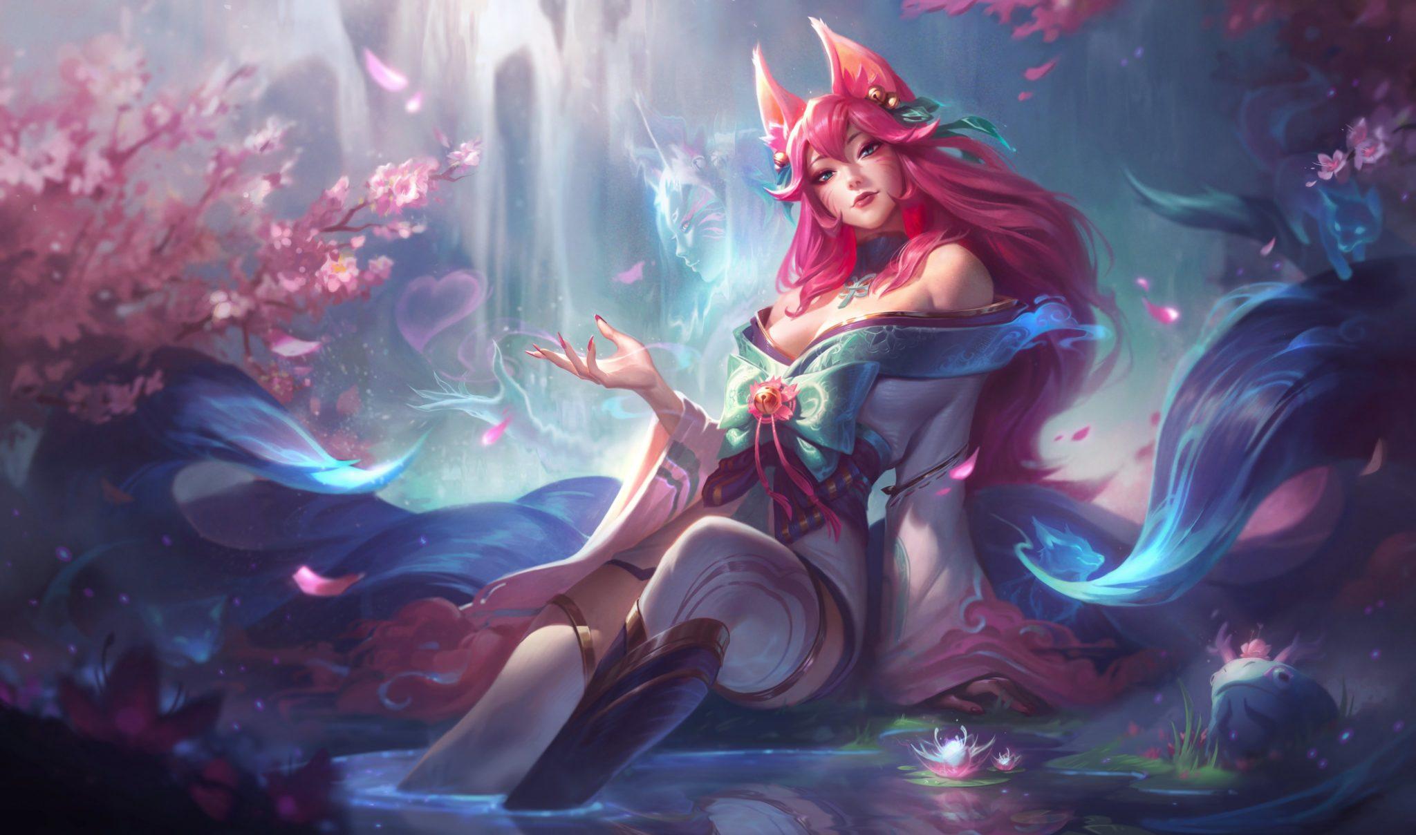 There's more than half a dozen new League skins being released in the Spirit Blossom event.