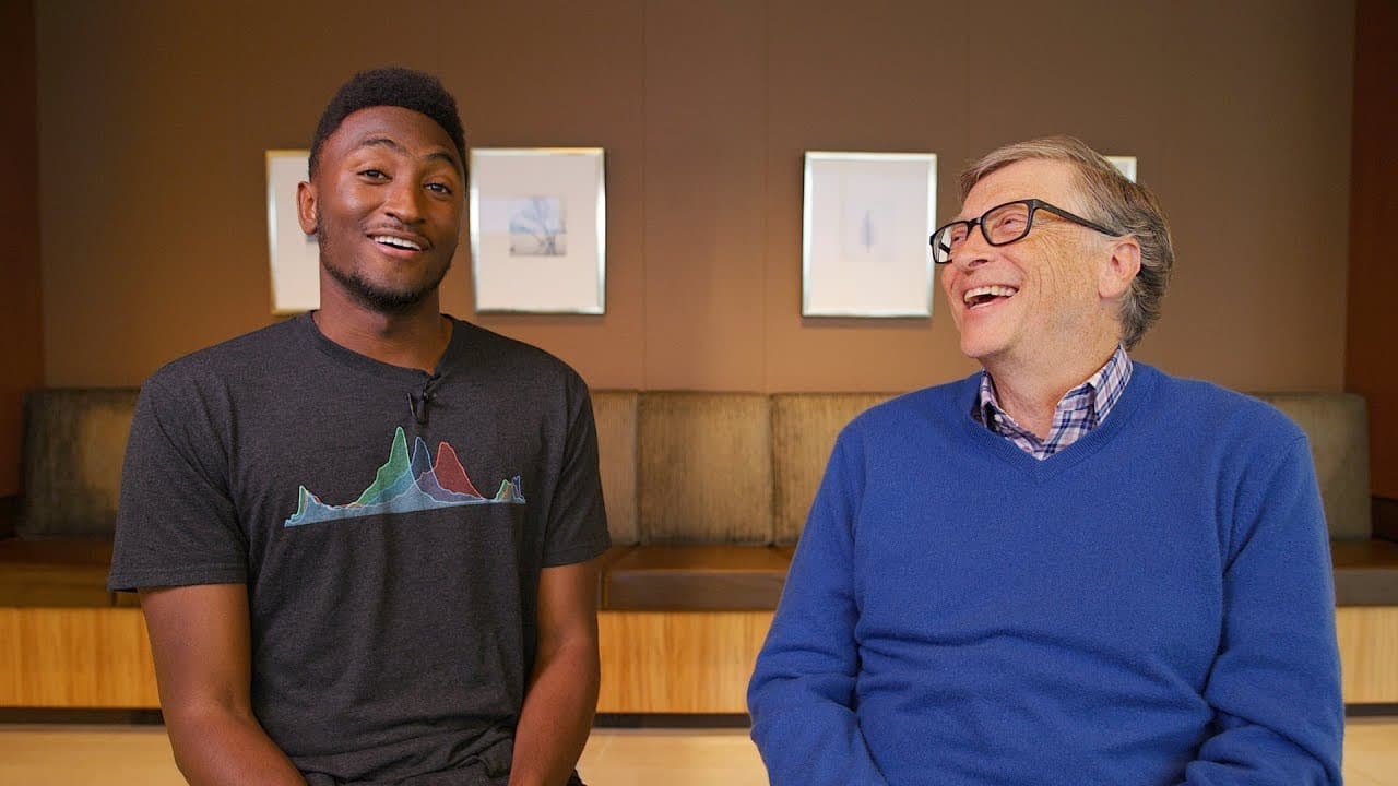 Bill Gates and Marques Brownlee