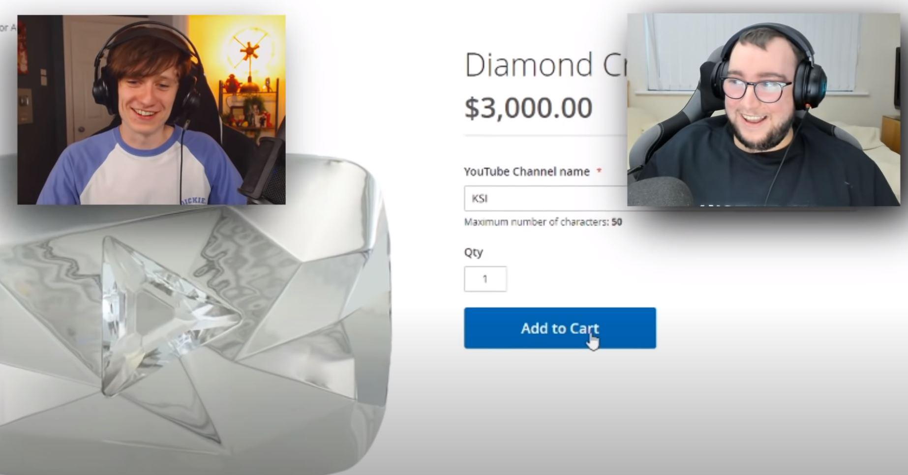 Fake Diamond Play Button, Jack's Play Buttons Wiki