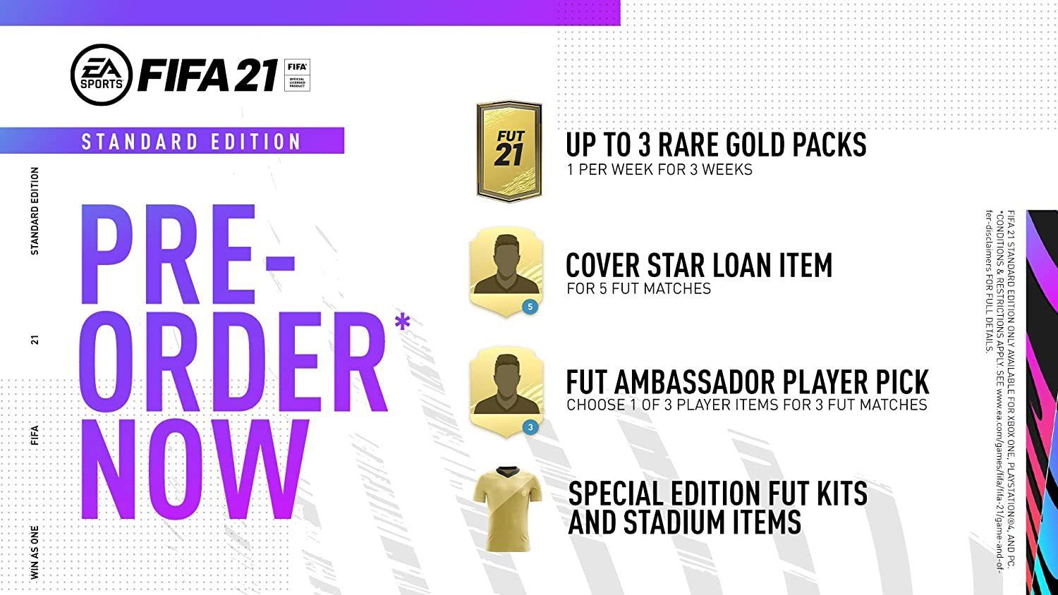 FIFA 21 Standard Edition pre-order rewards