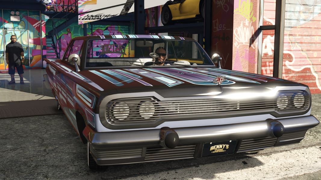 A lowrider from GTA Online