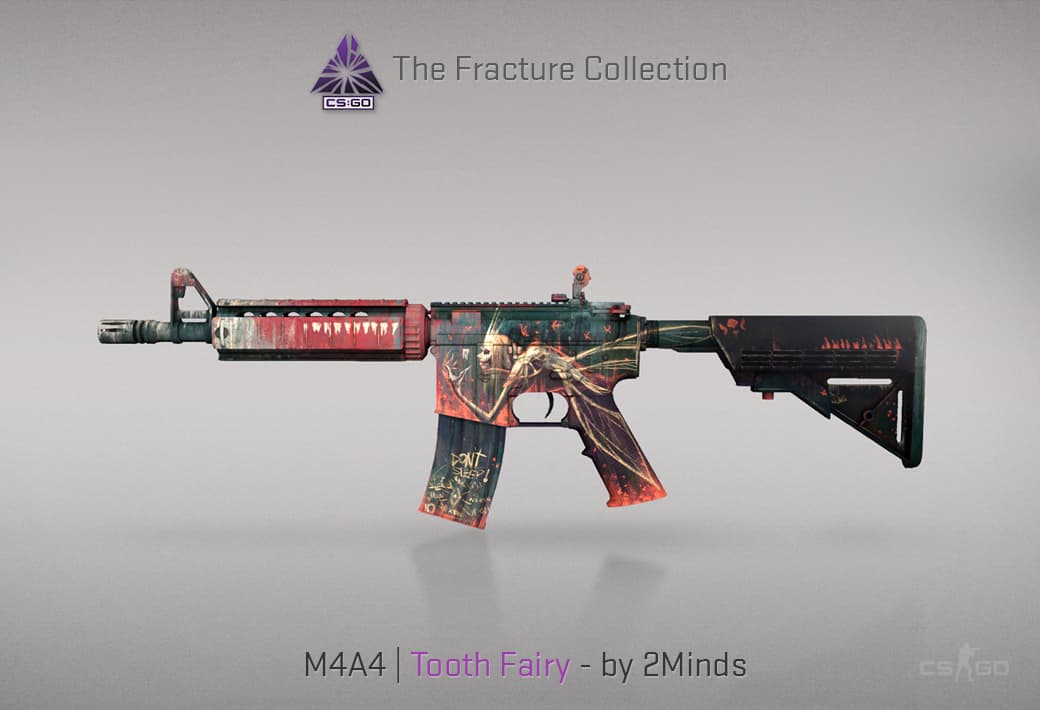M4A4 Tooth Fairy skin for CSGO