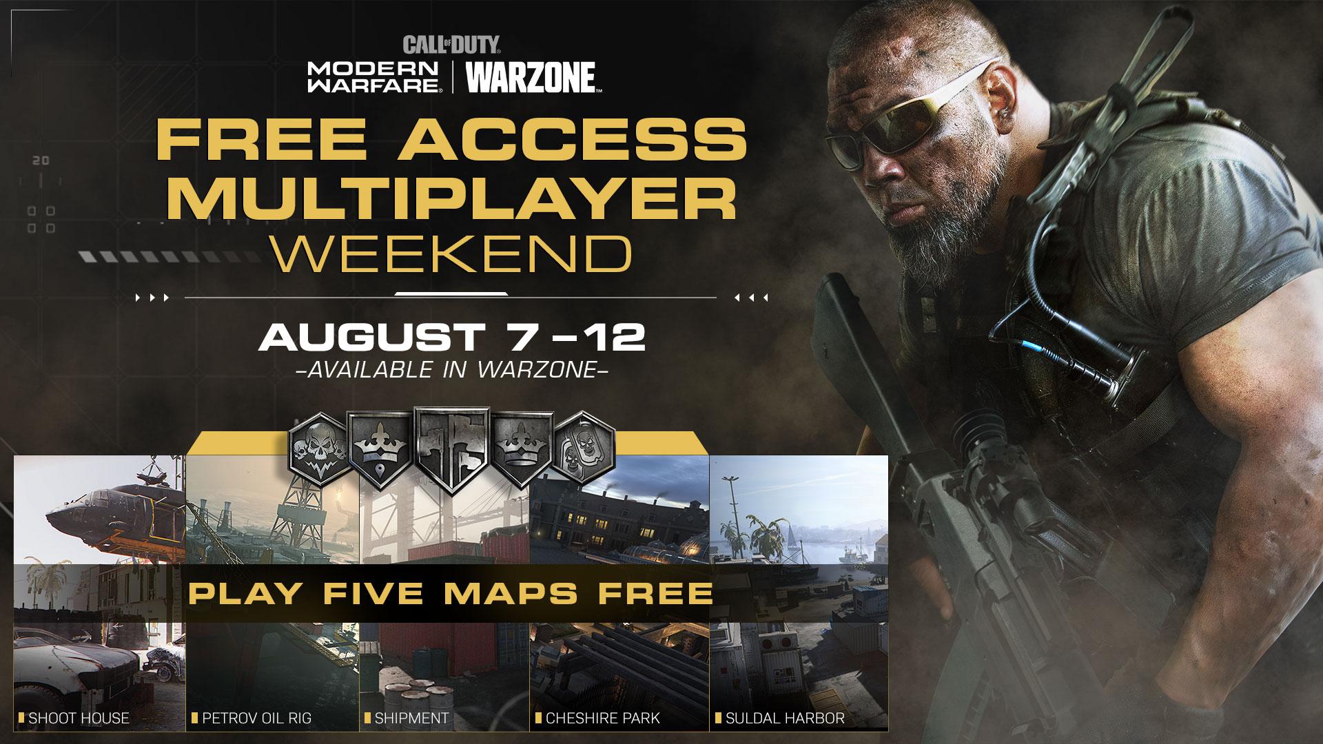 Free multiplayer weekend in Modern Warfare