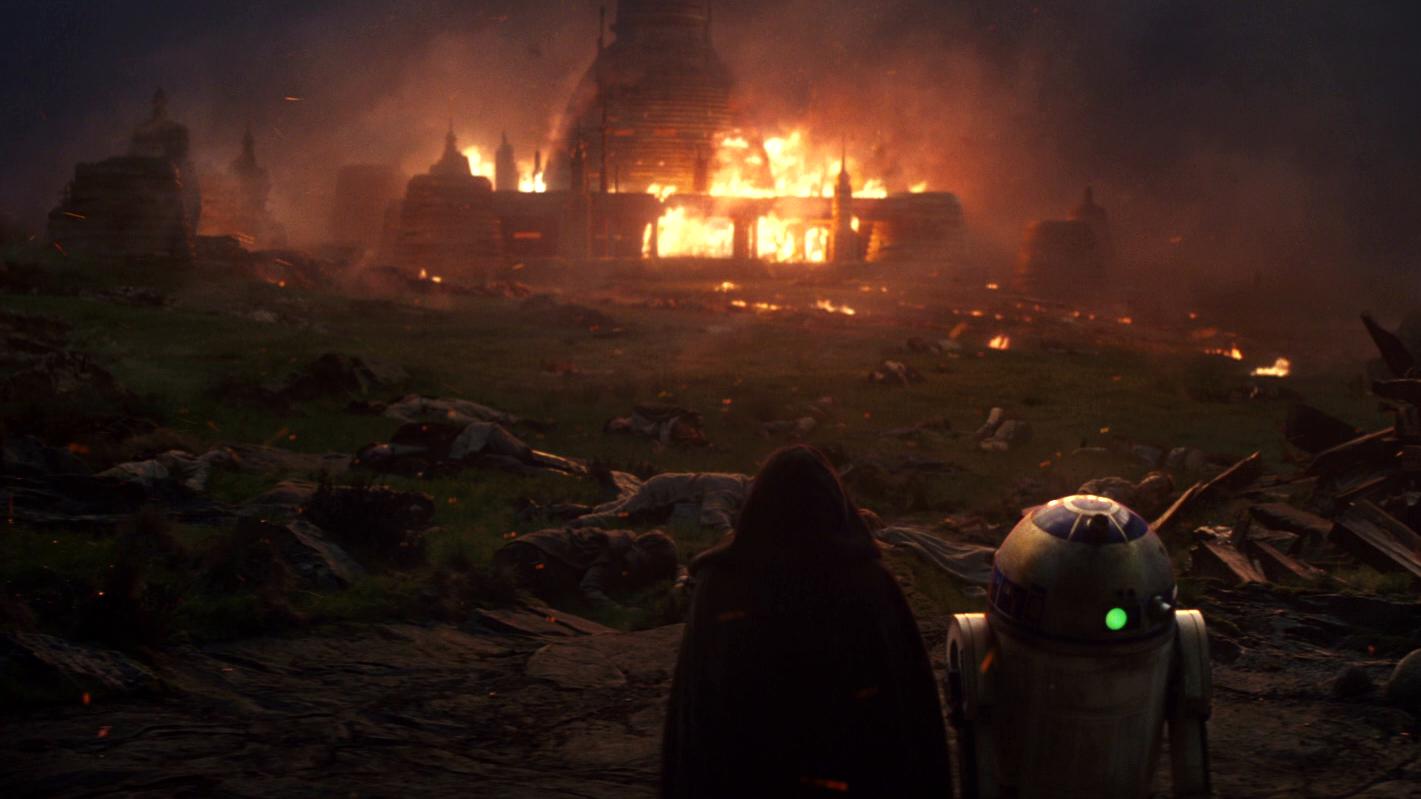 The rumored Ben Solo series would likely end with the destruction of Luke Skywalker's new Jedi temple.